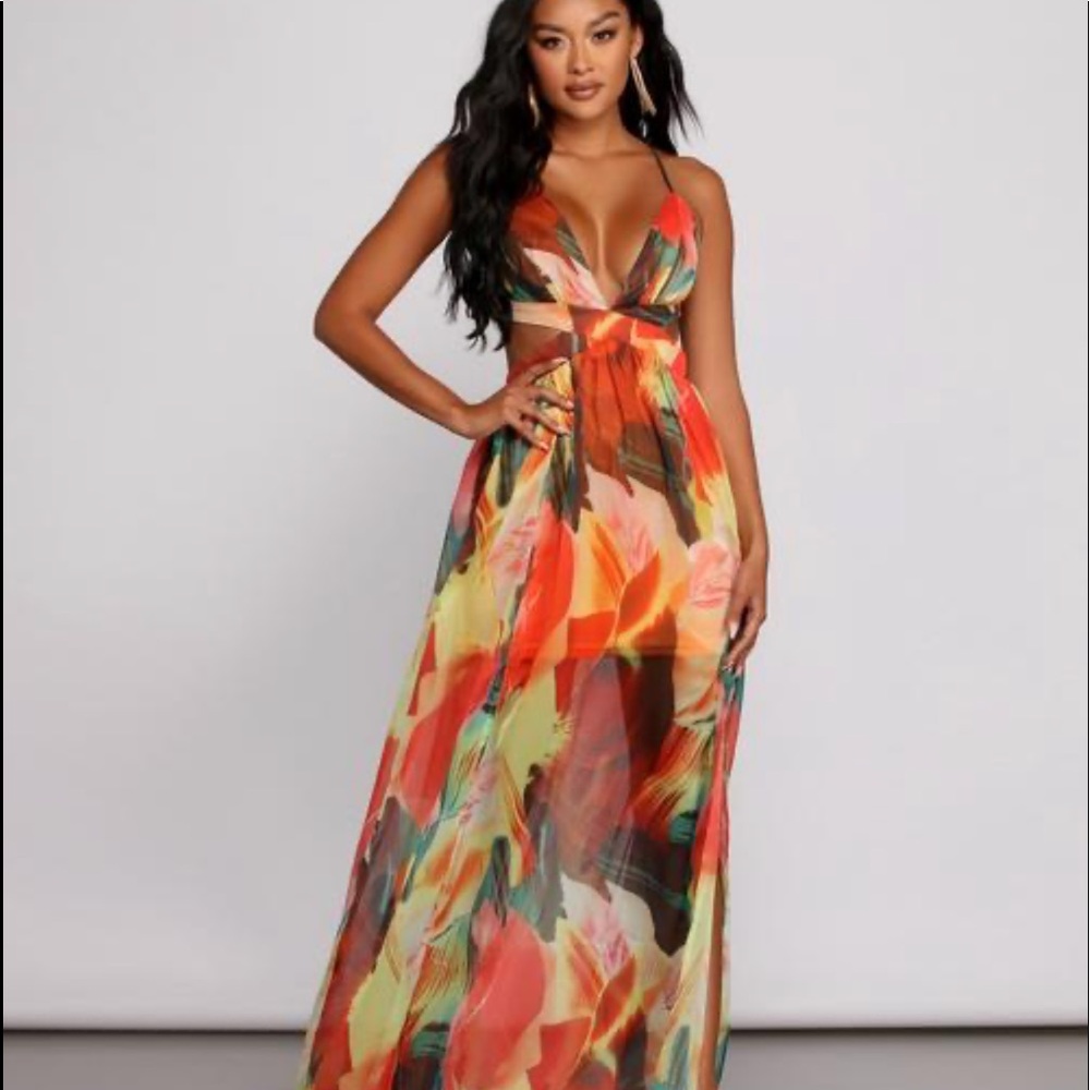 sold out brighter vibes maxi dress